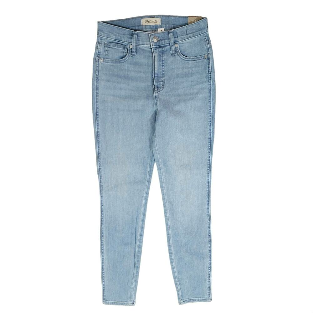 Madewell 10" High-Rise Skinny Jeans in Longton Wash W26